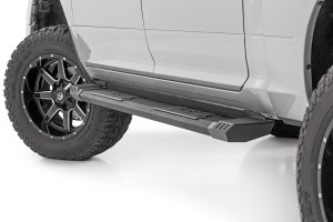 Ram 1500 Running Boards - Rough Country - HD2 - Black - '11-'18